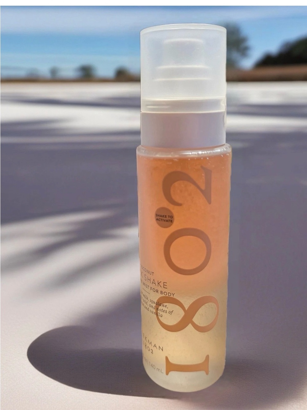 Coconut Shake Body Oil Mist - Peach Gradient